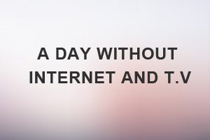 a day without the internet